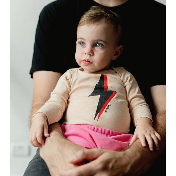 Nununu Bolt Onesie in Nude - Picture 2 of 3